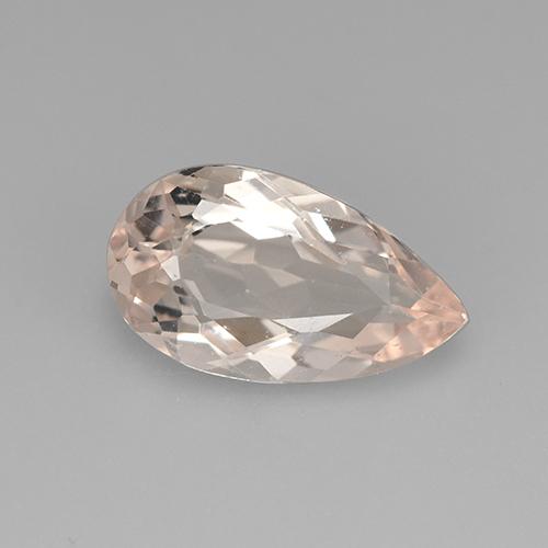 Very Light Pink 铯绿柱石 Gem - 1.7ct 梨形切面 (ID: 505850)