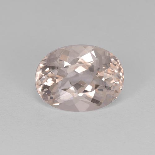 Very Light Pink Morganite Gem - 2.2ct Oval Facet (ID: 505854)