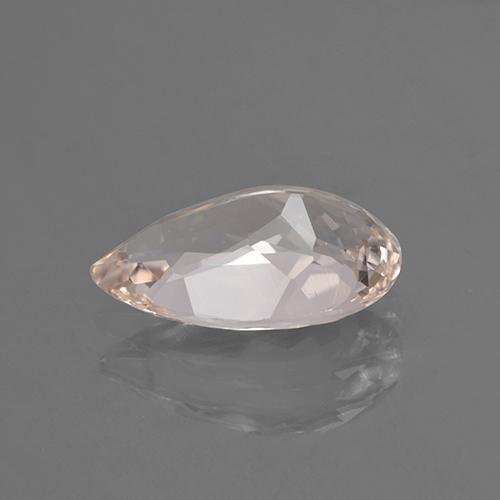 Morganite Gemstone in 12.1 x 7.6 mm Size for Sale, Morganite Stone in Very Light Pink Color