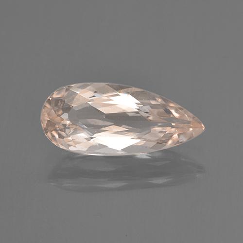 2,4 ct birnenschliff rosa Morganit aus Afghanistan, Größe 14,8 x 6,5mm, Garantiert natürlicher Edelstein, VVS-VS Reinheit, 1 Stück Morganit in Lachs-rosa Farbe, Mohs-Härte von 7,5 - 8 Geeignet für den täglichen Gebrauch im Schmuck, Photo A