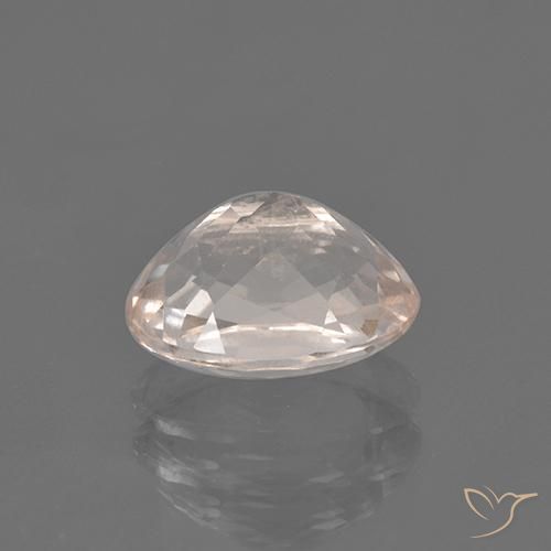 Morganite Gemstone in 10 x 7.5 mm Size for Sale, Morganite Stone in Medium Pink Color