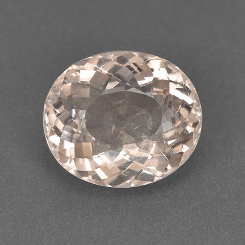 Saumon Rose Morganite gemme - 3ct Ovale taille Portugaise (ID: 514012)