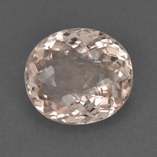 Salmon Pink Morganite Gem - 4.8ct Oval Portuguese-Cut (ID: 514016)