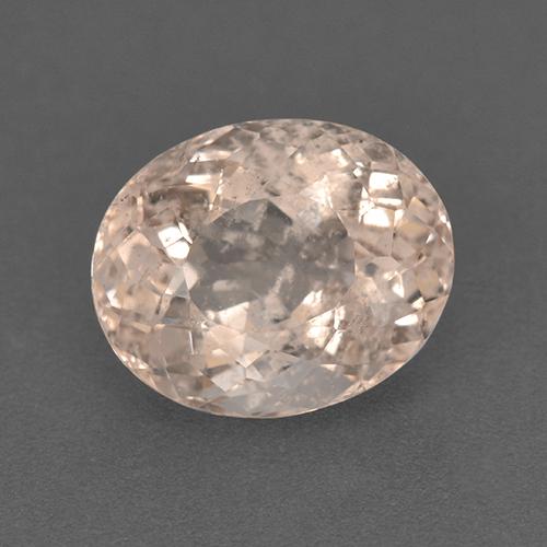 Rose moyen Morganite gemme - 4ct Ovale taille Portugaise (ID: 514020)