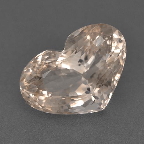 Rosado salmón Morganita Gema - 5.9ct Forma de corazón (ID: 514023)
