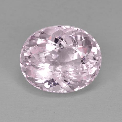 4.28 ct Pink Morganite Gemstone, Morganite Gem in Oval Portuguese-Cut Shape for Sale.
