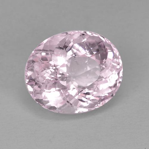 4.28 ct Pink Morganite Stone, Natural Morganite in Oval Portuguese-Cut Shape for Sale