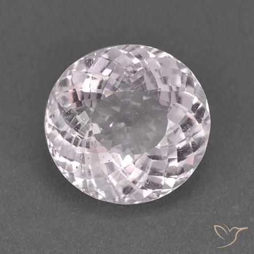 3.25 ct Pink Morganite, 10.1 x 9.7 mm Oval Portuguese Cut From Afghanistan, Photo A
