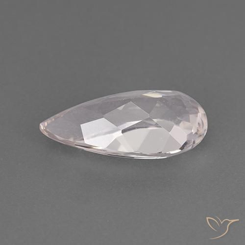Morganite Gemstone in 10.7 x 5.7 mm Size for Sale, Morganite Stone in Light Pink Color