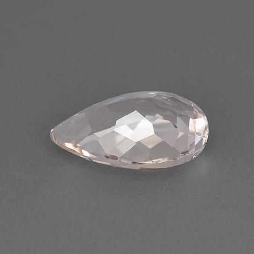 Morganite Gemstone in 10 x 6.6 mm Size for Sale, Morganite Stone in Flamingo Pink Color