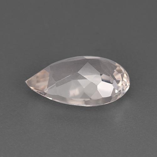 Morganite Gemstone in 10.3 x 6.7 mm Size for Sale, Morganite Stone in Medium-Light Pink Color