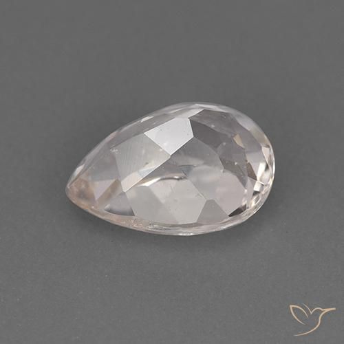 Morganite Gemstone in 8 x 6 mm (calibrated) Size for Sale, Morganite Stone in Very Light Pink Color