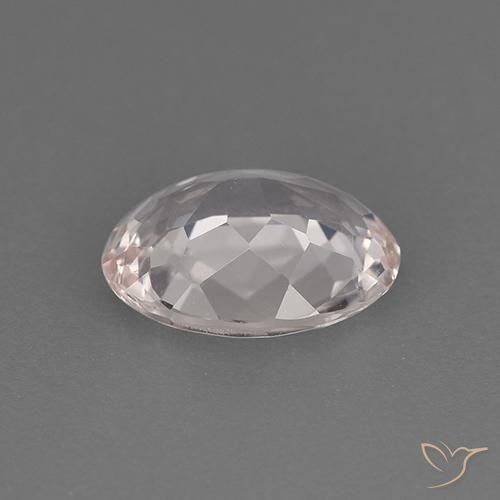 Morganite Gemstone in 9 x 7 mm (calibrated) Size for Sale, Morganite Stone in White Color