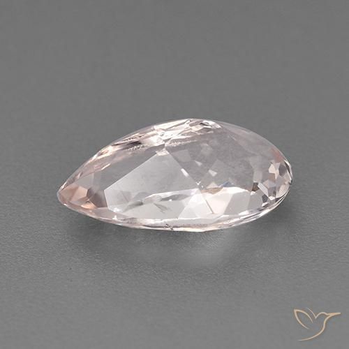 Morganite Gemstone in 10 x 5.6 mm Size for Sale, Morganite Stone in Medium Pink Color