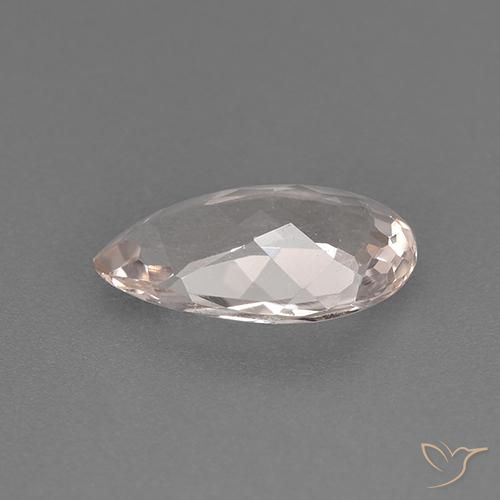Morganite Gemstone in 10.3 x 6.1 mm Size for Sale, Morganite Stone in Medium-Light Pink Color