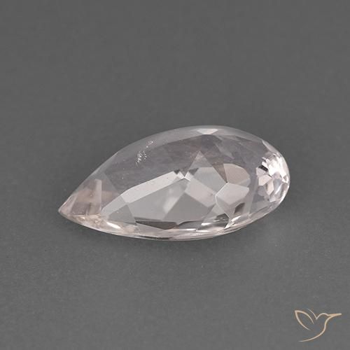 Morganite Gemstone in 9.7 x 6.2 mm Size for Sale, Morganite Stone in Light Pink Color