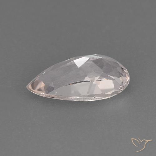 Morganite Gemstone in 9.6 x 5.2 mm Size for Sale, Morganite Stone in Flamingo Pink Color