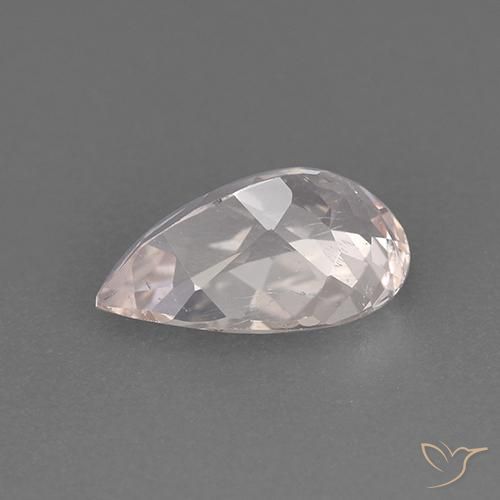 Morganite Gemstone in 9.9 x 6.4 mm Size for Sale, Morganite Stone in Flamingo Pink Color