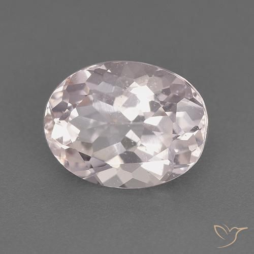 1.86 ct Pink Morganite Stone, Natural Morganite in Oval Facet Shape for Sale