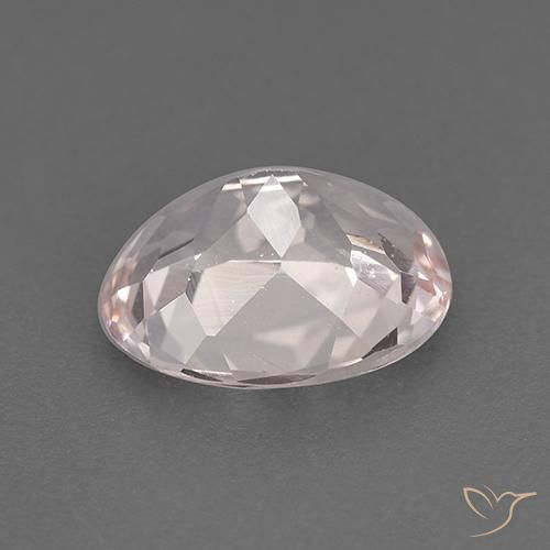 Morganite Gemstone in 9 x 7 mm (calibrated) Size for Sale, Morganite Stone in Light Pink Color