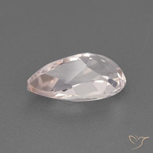 Morganite Gemstone in 9.4 x 5.7 mm Size for Sale, Morganite Stone in Rose Pink Tone Color