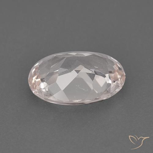 Morganite Gemstone in 9 x 7 mm (calibrated) Size for Sale, Morganite Stone in Light Pink Color
