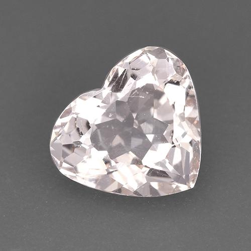 Светло-розовый Морганит Камень - 1.3ct Фасетная огранка формы Сердце (ID: 517841)