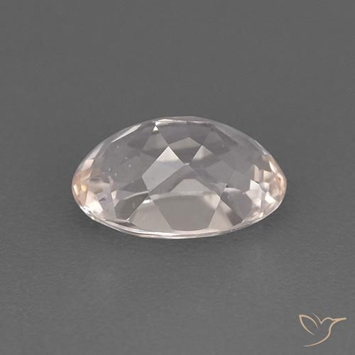 Morganite Gemstone in 8.4 x 6.2 mm Size for Sale, Morganite Stone in Light Pink Color