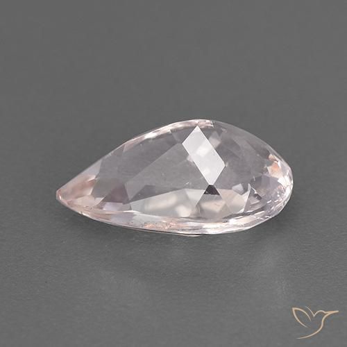 Morganite Gemstone in 9.8 x 6.3 mm Size for Sale, Morganite Stone in Light Pink Color