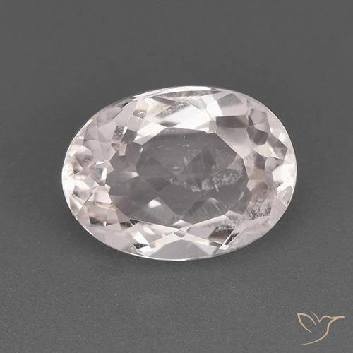 1.95ct Natural Light Pink Morganite, Oval, VS