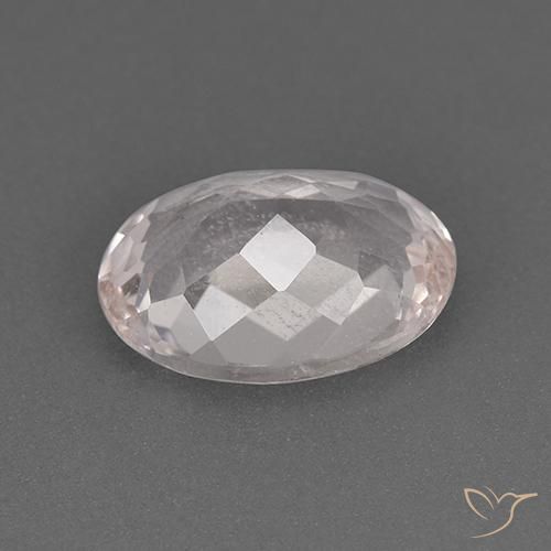 Morganite Gemstone in 9 x 7 mm (calibrated) Size for Sale, Morganite Stone in Light Pink Color