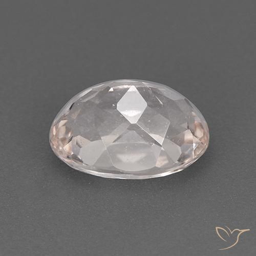 Morganite Gemstone in 8 x 6 mm (calibrated) Size for Sale, Morganite Stone in Salmon Pink Color