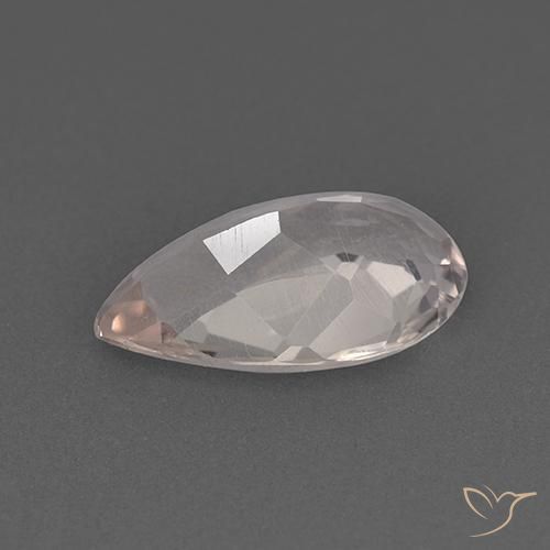 Morganite Gemstone in 11.6 x 6.8 mm Size for Sale, Morganite Stone in Very Light Pink Color