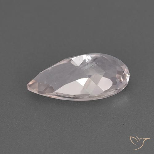 Morganite Gemstone in 10.8 x 6 mm Size for Sale, Morganite Stone in Rose Pink Tone Color