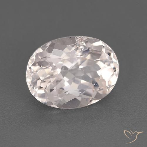 1.95 ct Pink Morganite Stone, Natural Morganite in Oval Facet Shape for Sale