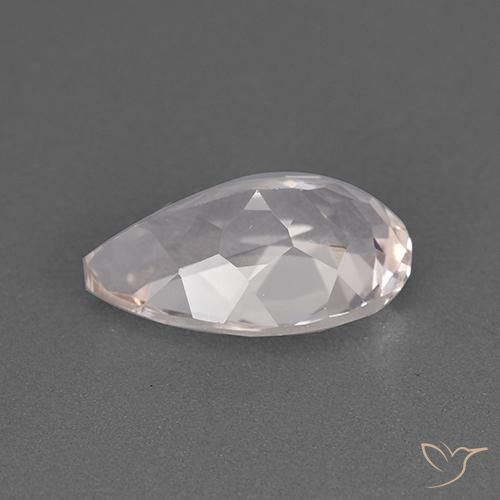 Morganite Gemstone in 9.9 x 6.1 mm Size for Sale, Morganite Stone in Flamingo Pink Color
