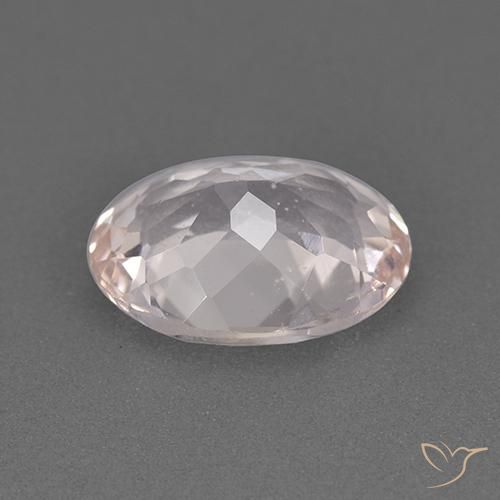 Morganite Gemstone in 9 x 7 mm (calibrated) Size for Sale, Morganite Stone in Light Pink Color