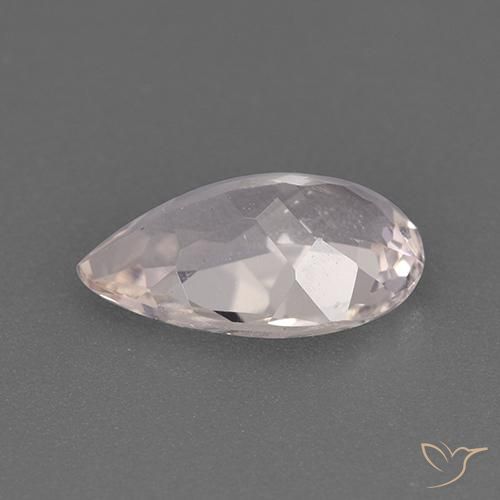 Morganite Gemstone in 10 x 6.2 mm Size for Sale, Morganite Stone in Light Pink Color