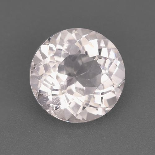 1.54 ct Pink Morganite Stone, Natural Morganite in Round Facet Shape for Sale