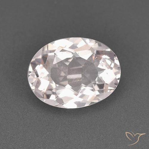 1,3 ct ovaler rosa Morganit aus Afghanistan, Größe 8,7 x 6,6mm, Garantiert natürlicher Edelstein, VS Reinheit, 1 Stück Morganit in Hellrosa Farbe, Mohs-Härte von 7,5 - 8 Geeignet für den täglichen Gebrauch im Schmuck, Photo A