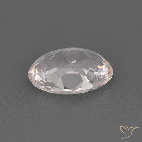 Morganite Gemstone in 8.7 x 6.6 mm Size for Sale, Morganite Stone in Light Pink Color