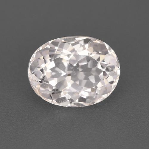 hellrosa Morganit Edelstein - 1.3ct Oval facettiert (ID: 519144)