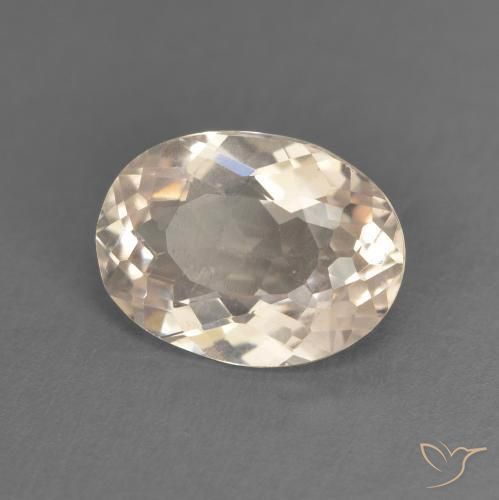 1.50 ct Pink Morganite Stone, Natural Morganite in Oval Facet Shape for Sale