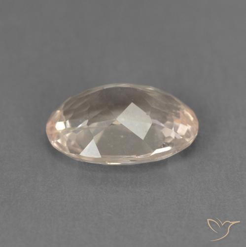 Morganite Gemstone in 9 x 7 mm (calibrated) Size for Sale, Morganite Stone in Medium Pink Color