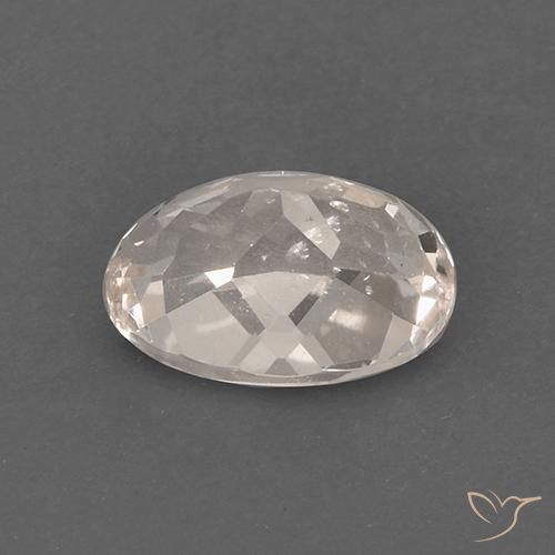 Morganite Gemstone in 8.9 x 6.6 mm Size for Sale, Morganite Stone in Medium-Light Pink Color
