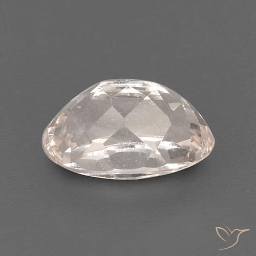 Morganite Gemstone in 8 x 6 mm (calibrated) Size for Sale, Morganite Stone in Medium-Light Pink Color
