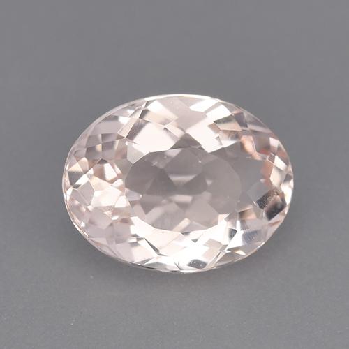 2.02 ct Pink Morganite Stone, Natural Morganite in Oval Facet Shape for Sale