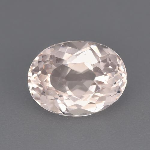 Rose clair Morganite gemme - 2.1ct Ovale facette (ID: 519777)