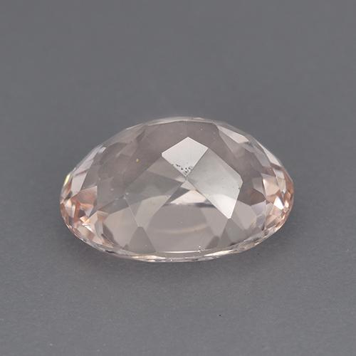 Morganite Gemstone in 9.4 x 7.2 mm Size for Sale, Morganite Stone in Light Pink Color