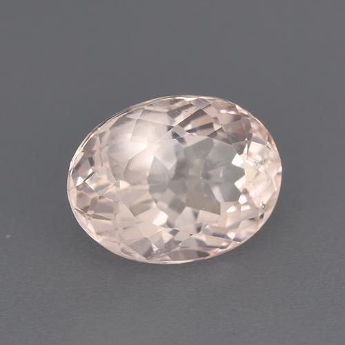2.13 ct Pink Morganite Stone, Natural Morganite in Oval Facet Shape for Sale